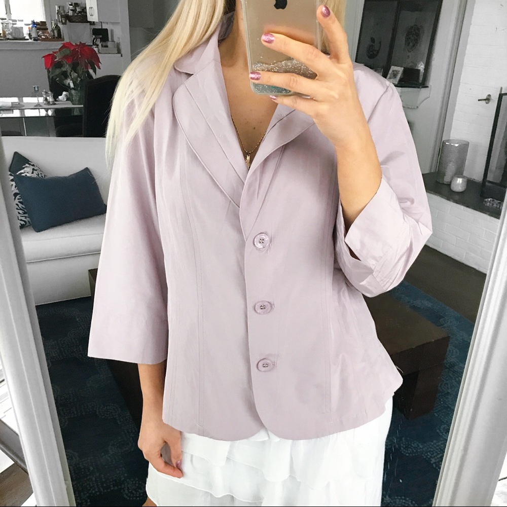 👚GRACIA LAVENDER BLAZER! - Picture 6 of 11